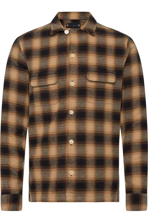 AllSaints Telesto Ls Shirt Brown