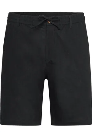 Anerkjendt Aklt James Cot/Linen Ela Shorts Black