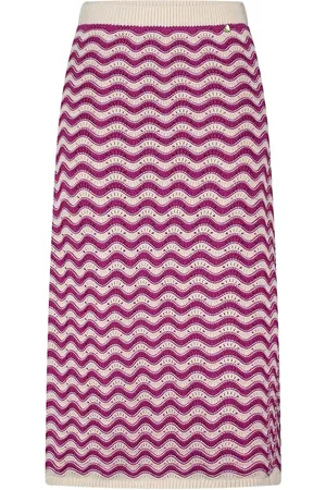 Fabienne Chapot Caro Crochet Skirt Pink