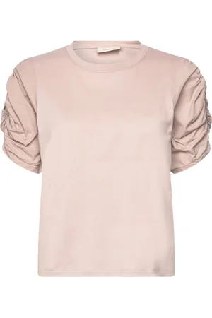 INWEAR Payanaiw Woven Trim Tshirt Pink