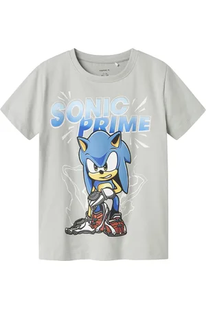 NAME IT Nkmaron Sonic Nreg Ss Top Box Sky Grey