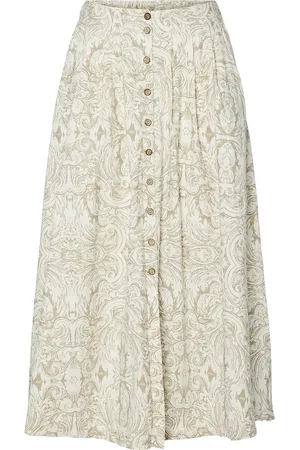 Y.A.S Ara Hw Long Skirt S. Beige