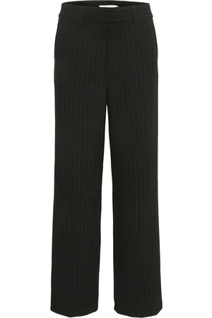 Gestuz Joellegz Pinstripe Mw Pants Noos Black