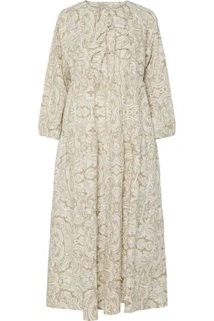 Y.A.S Ara 3/4 Long Dress S. Green