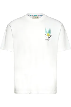 Scotch&Soda Relaxed-Fit Front And Back Artwork T-Shirt
