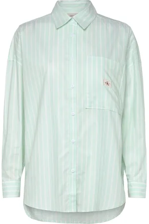 Calvin Klein Summer Poplin Over D Shirt Green
