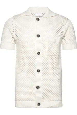 Lindbergh Chrocet S/S Cardigan White