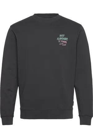 Scotch&Soda Regular Fit Front And Back Artwork Sweatshirt Black