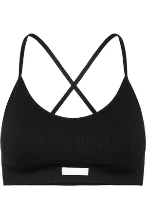 Björn Borg Studio Seamless Ribbed Strap Bra Black