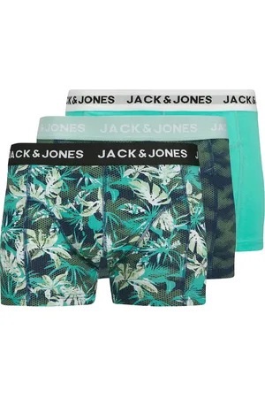 JACK & JONES Jactasmania Trunks 3 Pack Green Jack & J S