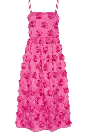 Y.A.S Rossie Strap Midi Dress - Ka Event Pink