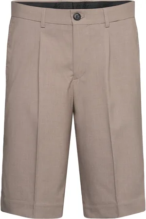 Lindbergh Plain Suit Shorts Beige