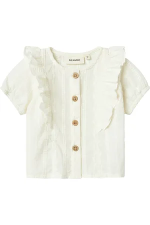 Lil Atelier Nbfjazelle Ss Loose Shirt Lil White