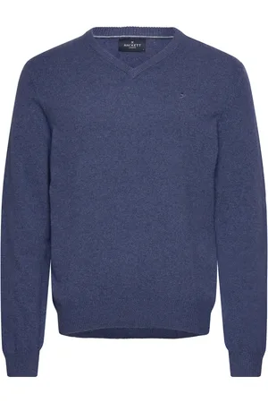 Hackett Lambswool V Neck Navy