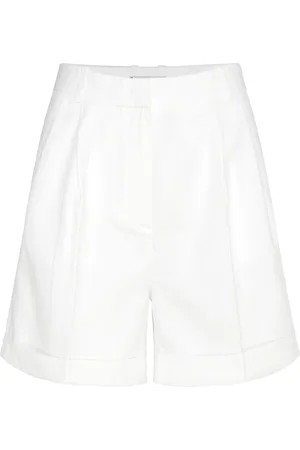 Tommy Hilfiger Linen Mix Pleated Short White