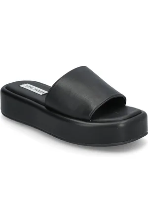Steve Madden Beachy Slides Black