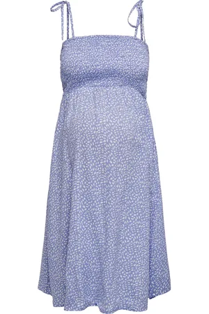 ONLY Olmzally Life Singlet Dress Aop Blue