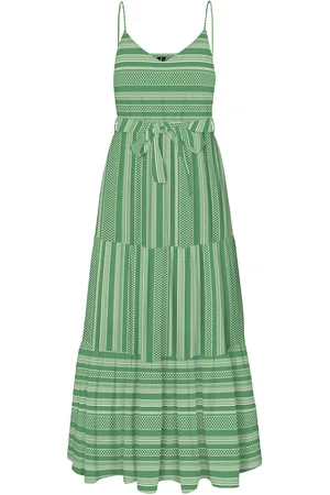 VERO MODA Vmdicthe Singlet Ancle Dress Wvn Ga Green