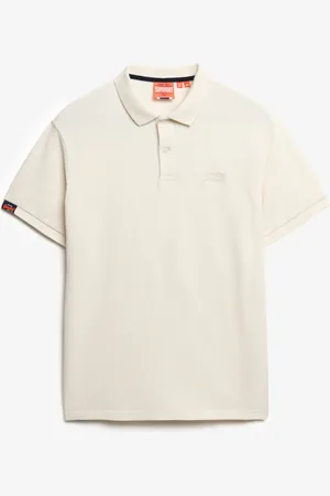 Superdry Vint Destroy Polo Cream