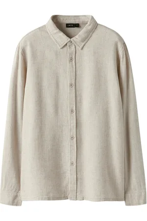 LMTD Nlmfinen Ls Shirt Beige