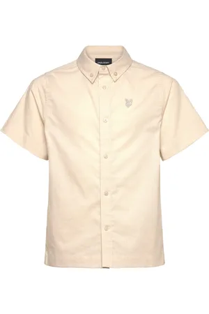 Lyle & Scott Linen Ss Shirt Beige