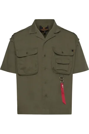 Alpha Industries Aloha Safari Shirt Khaki