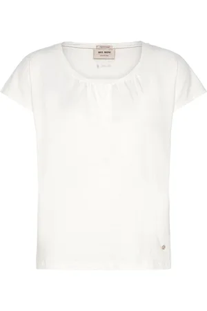 Mos Mosh Mmdeb O-Neck Tee Cream