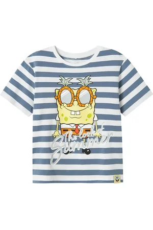 NAME IT Nkmmansa Spongsb Nreg Ss Top Box Cplg Blue