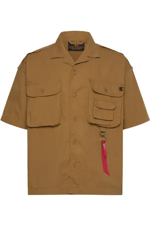 Alpha Industries Aloha Safari Shirt Brown