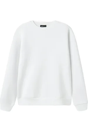 LMTD Nlmfeelin Ls O-Neck Sweat White
