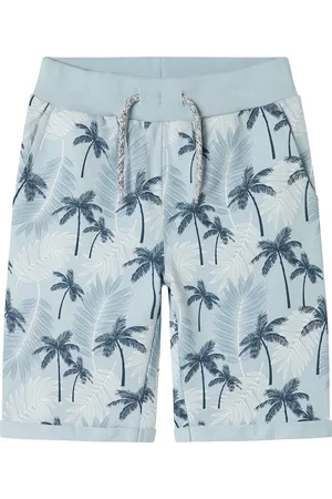 NAME IT Nkmvermo Aop Long Swe Shorts Unb F Noos Blue