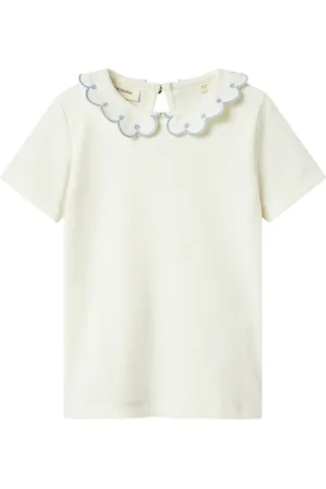 Lil Atelier Nmffundo Ss Slim Top Lil White