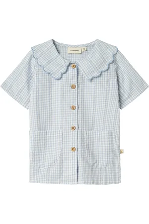 Lil Atelier Nmfhazelle Ss Loose Shirt Lil Blue