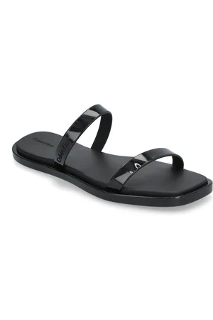 Calvin Klein Double Bar Slide - Jelly Black
