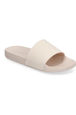 Calvin Klein Slide Monogram Tpu Beige