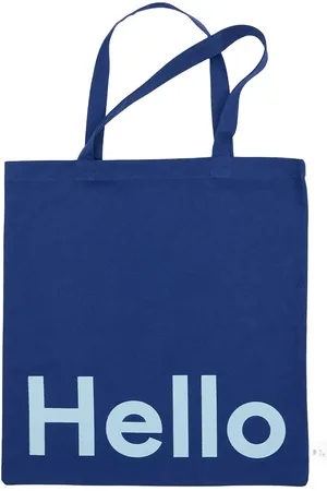Design Letters Dl Tote Bag Blue