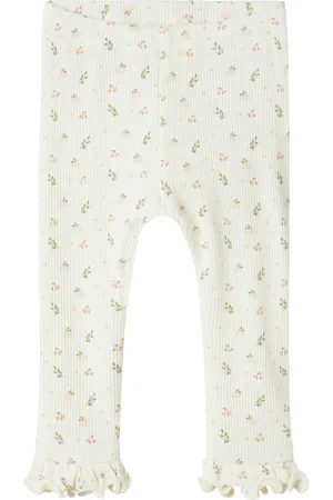 Lil Atelier Nbfgago Kny Slim Legging Lil White