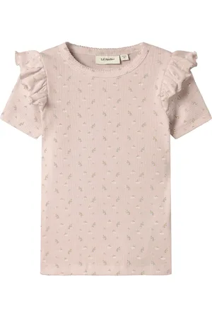 Lil Atelier Nmfgago Kuo Ss Slim Top Lil Pink