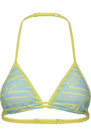 PUMA Women Printed Triangle Top 1P Yellow
