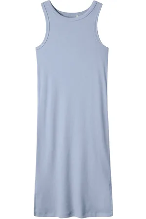 NAME IT Nkfhellemie Xsl Sl Dress Pb Blue