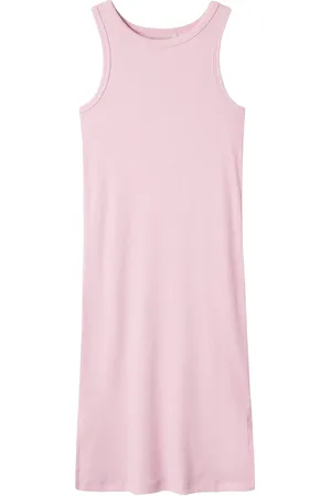 NAME IT Nkfhellemie Xsl Sl Dress Pb Pink