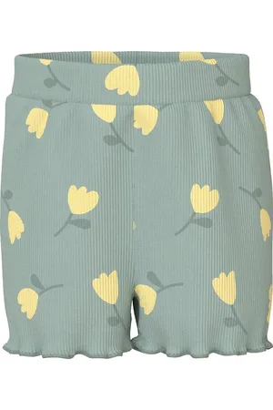 NAME IT Nmfvemma Aop Shorts Green