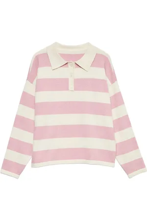VERO MODA Vmari Ls Polo Pullover Exp Pink