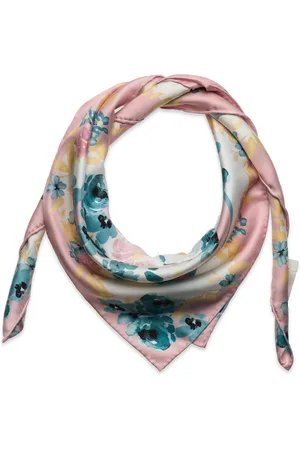 By Malina Silk Twill Scarf 80X80 Pink