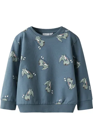 NAME IT Nmmvermo Aop Ls Nreg Sweat Unb Blue