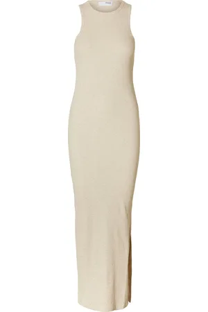 SELECTED Slfanna Sl Ankle Tank Dress Cream