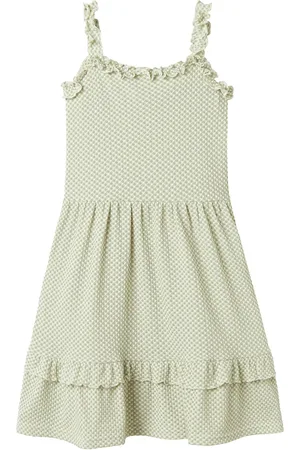 NAME IT Nkfholomme Strap Dress Green