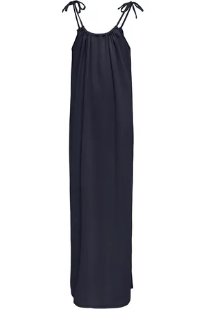ONLY Kogkean S/L Long Beach Dress Jrs Navy