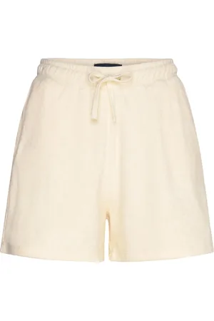 Lexington Organic Cotton Terry Shorts Cream