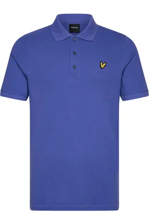Lyle & Scott Plain Polo Shirt Blue